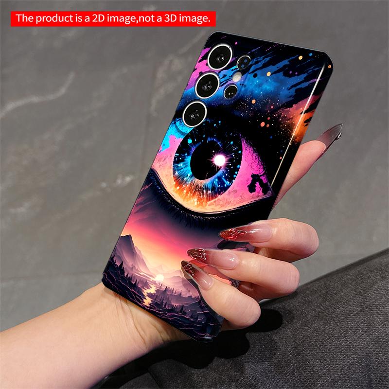 2DFlat Samsung phone case Cosmic Eye Landscape Phone Case Applicable to Galaxy S23 S24 S25ULTRA S26 A12 A14 A15 A16 A54 A55