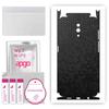 apgo Protective Skin Sticker for the Back+sides Compatible with Oppo Reno, Full Wrap Film, Foil, Vinyl - Pattern Black Honeycomb