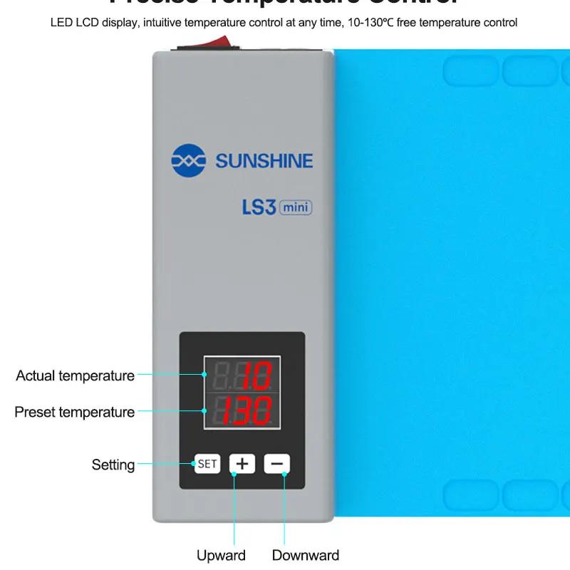 SUNSHINE LS3 mini ЖК-экран Съемник Нагревательная платформа Разделительная прокладка Для ремонта телефона IPad Разделительная прокладка ЖК-дисплей Разборка Сокровище