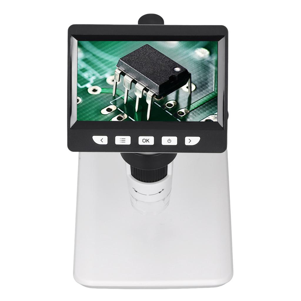 1000X Digital Microscope 4.3 Inch IPS Screen LCD Display Electronic Magnifying Glass for Jewelry Wat