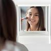 Non-Reversing True Makeup Mirror High Clarity Desktop Vanity Mirror Men Women Precision True Image Inverted Standing Cosmetic Mirror