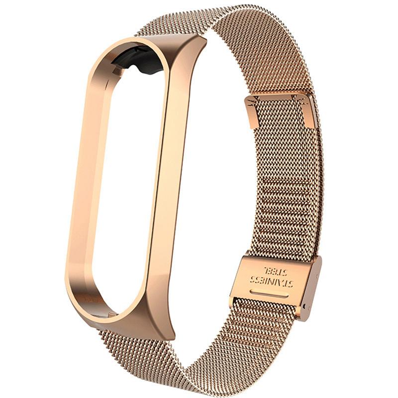 For Xiaomi Mi Band 3 4 5 6 Metal Strap Wristband Stainless Steel Buckle Replacement Strap