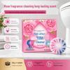 Dual-Color Rose Scented Toilet Bowl Cleaner & Deodorant