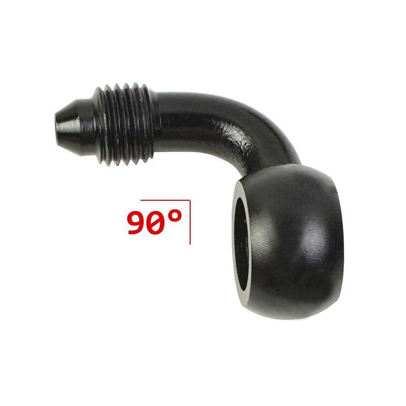 Тормозной фитинг-банджо, алюминиевый мотогидравлический усиленный тормозной масляный шланг сцепления AN3 для мотоцикла, квадроцикла, мотоцикла, багги