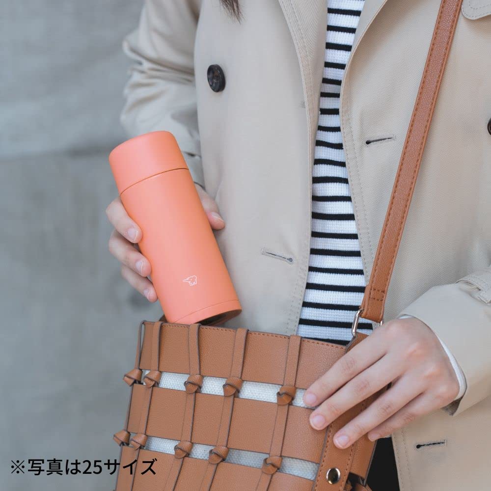 ZOJIRUSHI Water Бесшовная маленькая мягкая интегрированная крышка из нержавеющей стали и простая в мытье только 2 предмета Бутылка, крышка, емкость, 350 мл, винт, кружка,