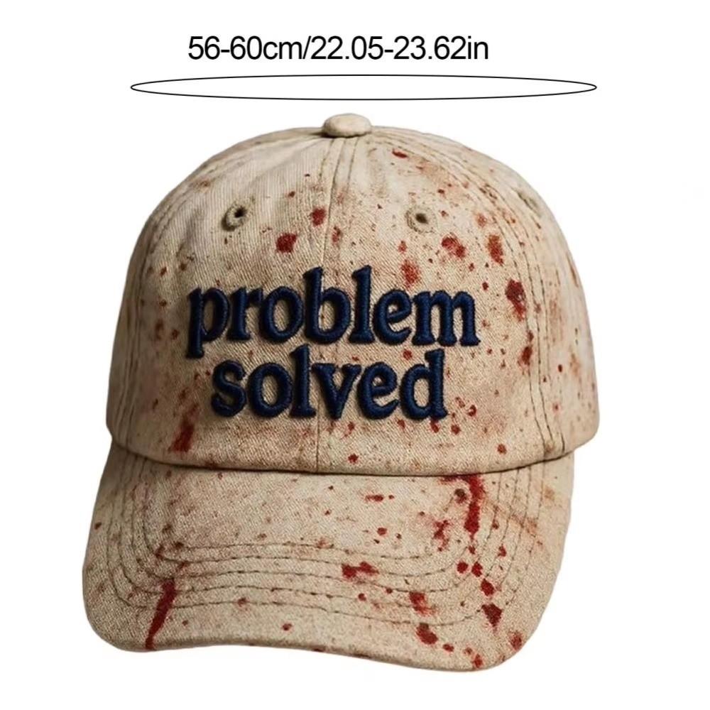 Halloween Costume Accessory Halloween Print Hat Bloodstained Print Hats  Cosplay