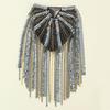 Crystal Brooch Shoulder Board Brooch Jacket Vintage Brooch  Stage performance