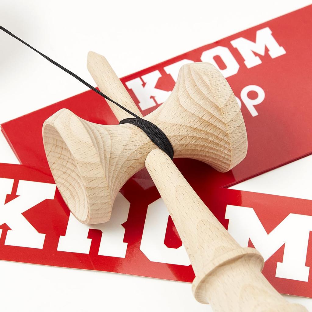 Kendama KROM POP Chrome Pop LOL Sticky Clear (Red)