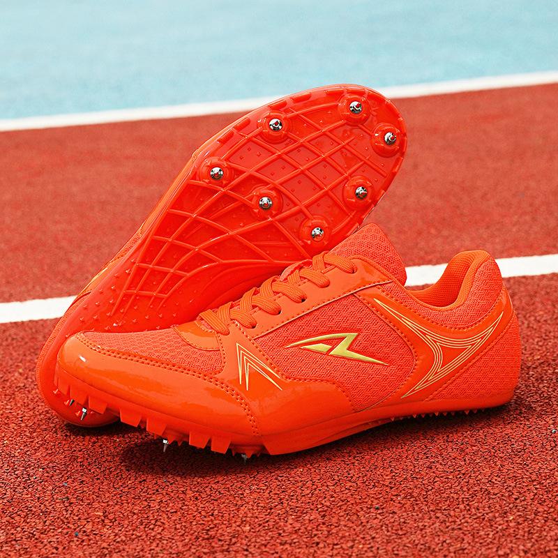 Standing Long Jump Spikes Sprinting Track Shoes Men's and Women's Running Shoes Long Jump Shoes High School Entrance Examination Sports Student Compet
