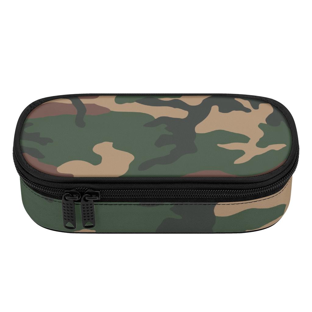 Pencil Pouch High Capacity Smooth Zipper Scratch Resistant Polyester with Mesh Pocket Removable Divider and Pen Slots for Students