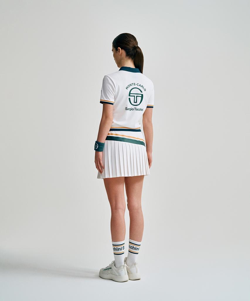 SERGIO TACCHINI Женская плиссированная юбка Mc Scratch Staff (белый)
