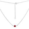 Серебряное колье с кораллом, вес изделия 2,34 гр (2147213)