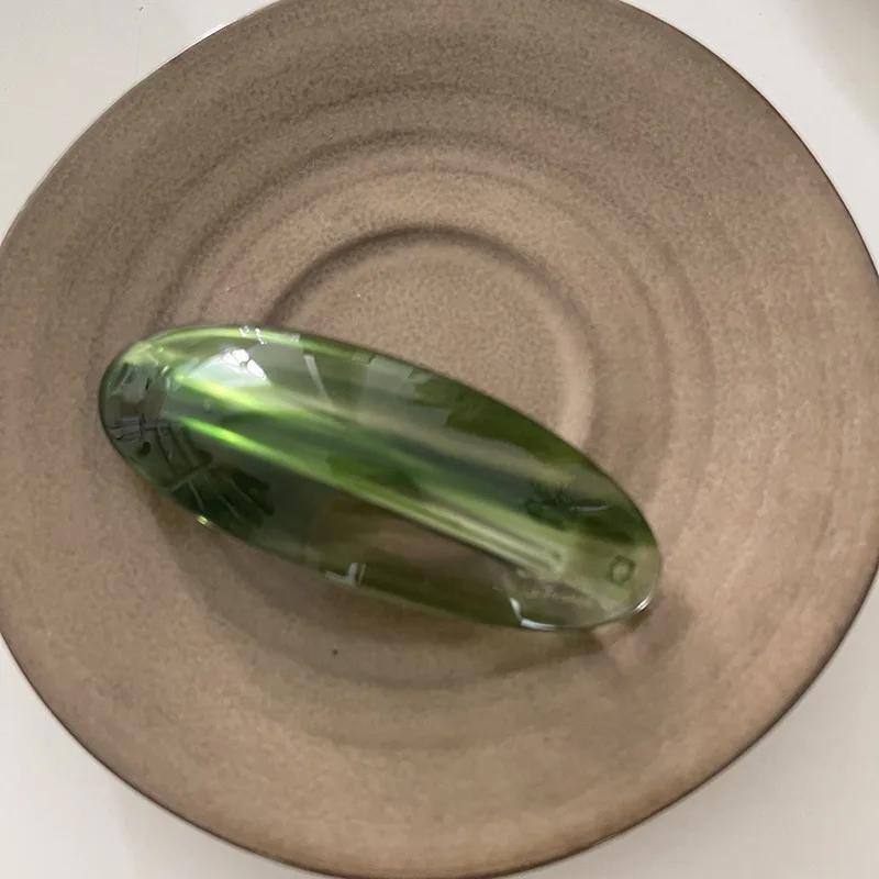 Заколка для волос Acetic Acid пружинная заколка для девочек большая шпилька головной убор блестящая эллиптическая дуга шпилька аксессуары для волос