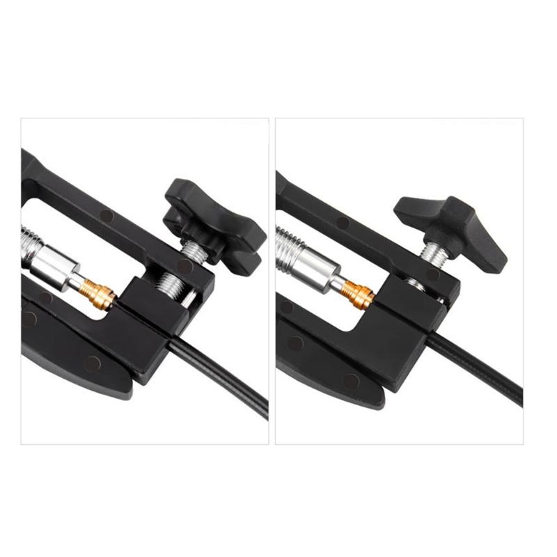 Велосипеды Инструмент для вставки иглы для смазки Инструмент для вставки шланга гидравлического дискового тормоза с резаком Игловодитель Инструмент для вставки