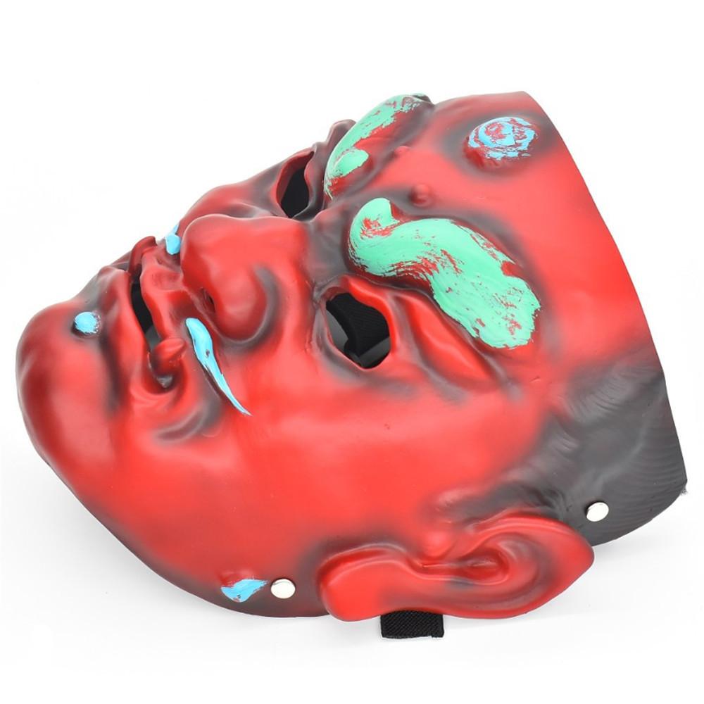 Потрясающая смоляная маска воина, маска древнего самурая, костюмный реквизит для праздничных мероприятий