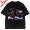 The Ren Stimpy Tshirt 90s Retro Nickelodeon Comedy Vintage Cotton Graphic Short Sleeve Tshirts Funny Cartoon Theme Y2k Tops