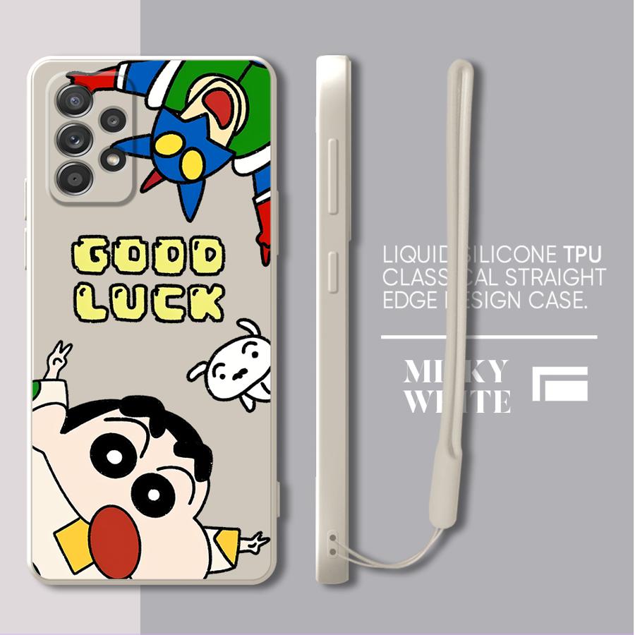 Cartoon Fashion Shin-chan Phone Cover Case for Samsung Galaxy A53 A50 A56 A04 A02s A71 A73 A03 A30s A06 A05 A20s
