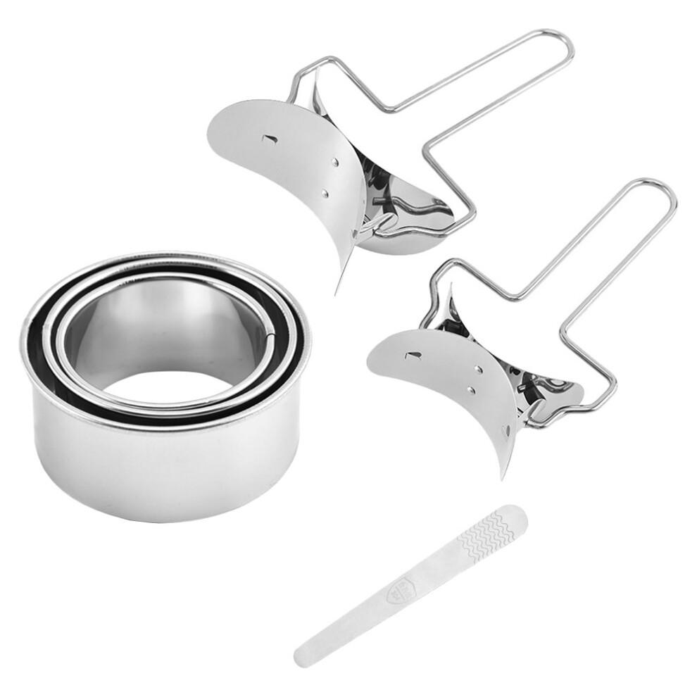 1 Set Stainless Steel Dumpling Mold Module Round