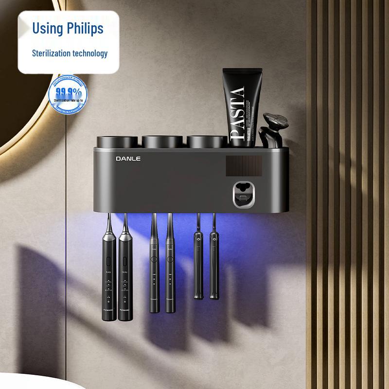 Philips УФ-стерилизатор для зубных щеток Smart без вилки и настенный электрический держатель