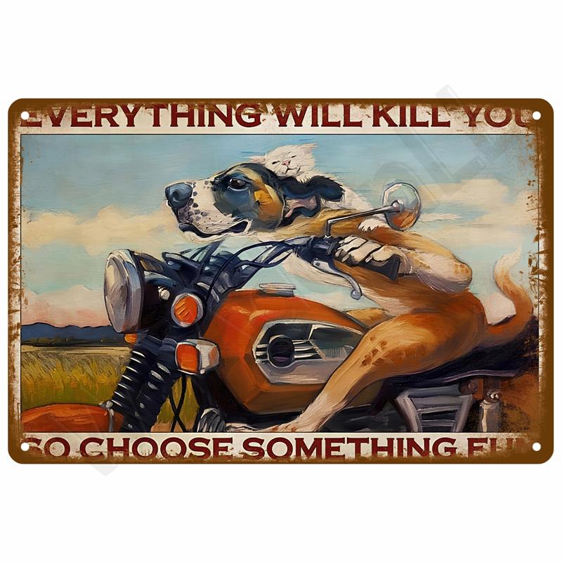 Vintage Room Decoration Home Decor Items Tin Signs Aesthetic Men Bedroom Metal Signs Retro Metal Plate Posters Wall Art Mural