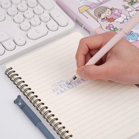 Набор из 4 стираемых гелевых ручек с черными синими чернилами, 5,9-дюймовые длинные гелевые ручки