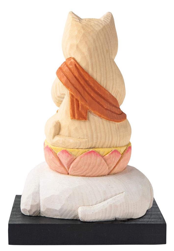 Кот Самантабхадра божество Годов Дракона и Смоделированный Буцуя Сакаи Зодиакальный хранитель манящая кошка статуэтка Будда, (Змея-хранитель) - -