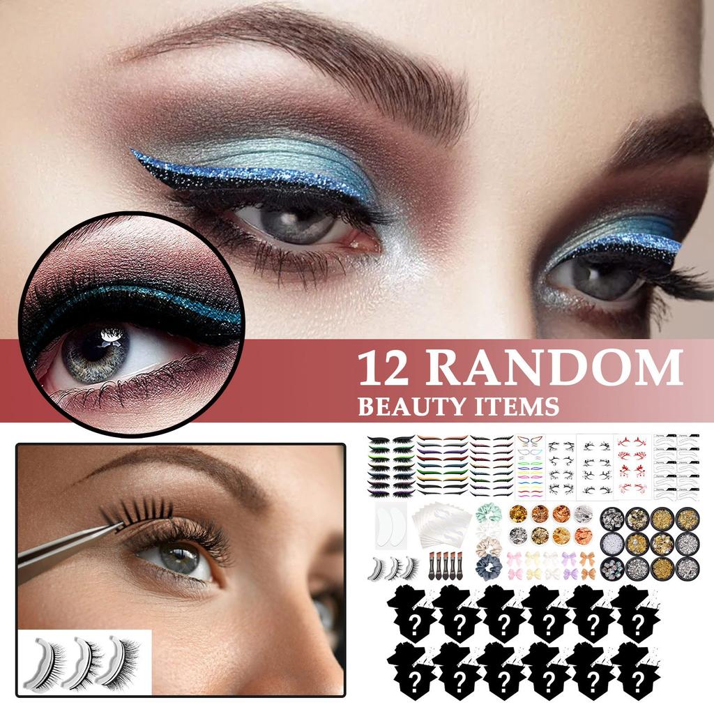 Рождественский календарь обратного отсчета Подарочная коробка с 24 сюрпризами для ухода за лицом Увлажняющая и увлажняющая подарочная коробка