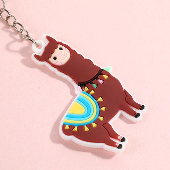 4/8 шт. Брелоки в форме альпаки, мультяшные брелоки-ламы, наполнители для подарочных пакетов на вечеринку, подарки на день рождения и Рождество, аксессуары для сумок и кошельков.