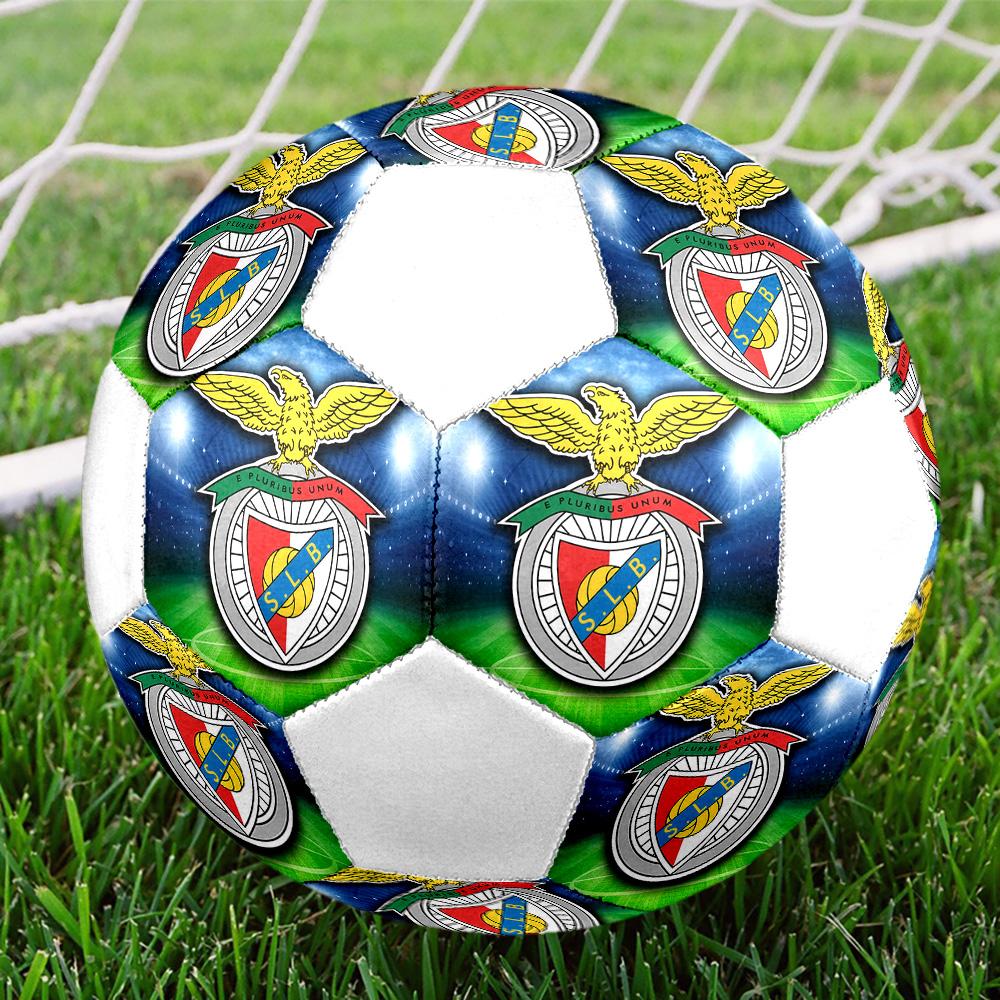 1 шт. Футбольный мяч Benfica размер 5 ПрагаМяч для мини-футбола Цветной Для всех возрастов Машинная строчка ПВХ Готов к соревнованиям Прочный Высокий отскок