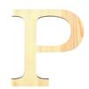 LETTER P - 11.5 CM - WOOD