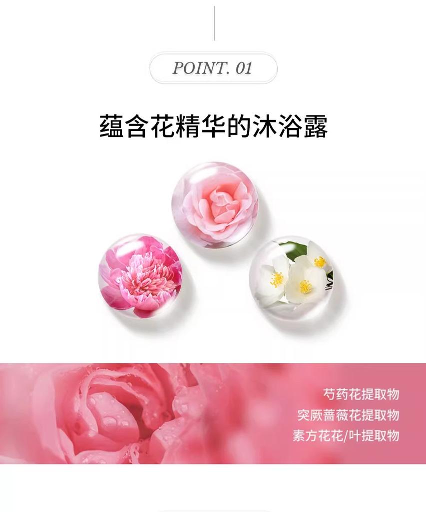 Imported original daily fragrance shower gel for home use, large capacity, long-lasting fragrance, high-end shower and bath