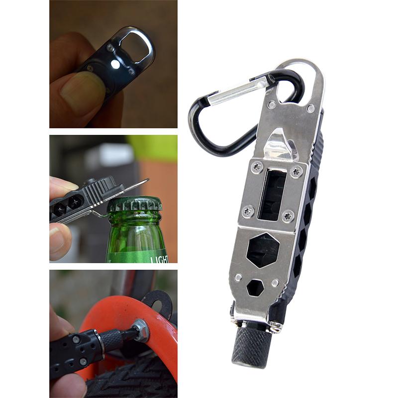 Mini Multifunctional Keychain Edc Outdoor Portable Stainless Steel Pocket Tools