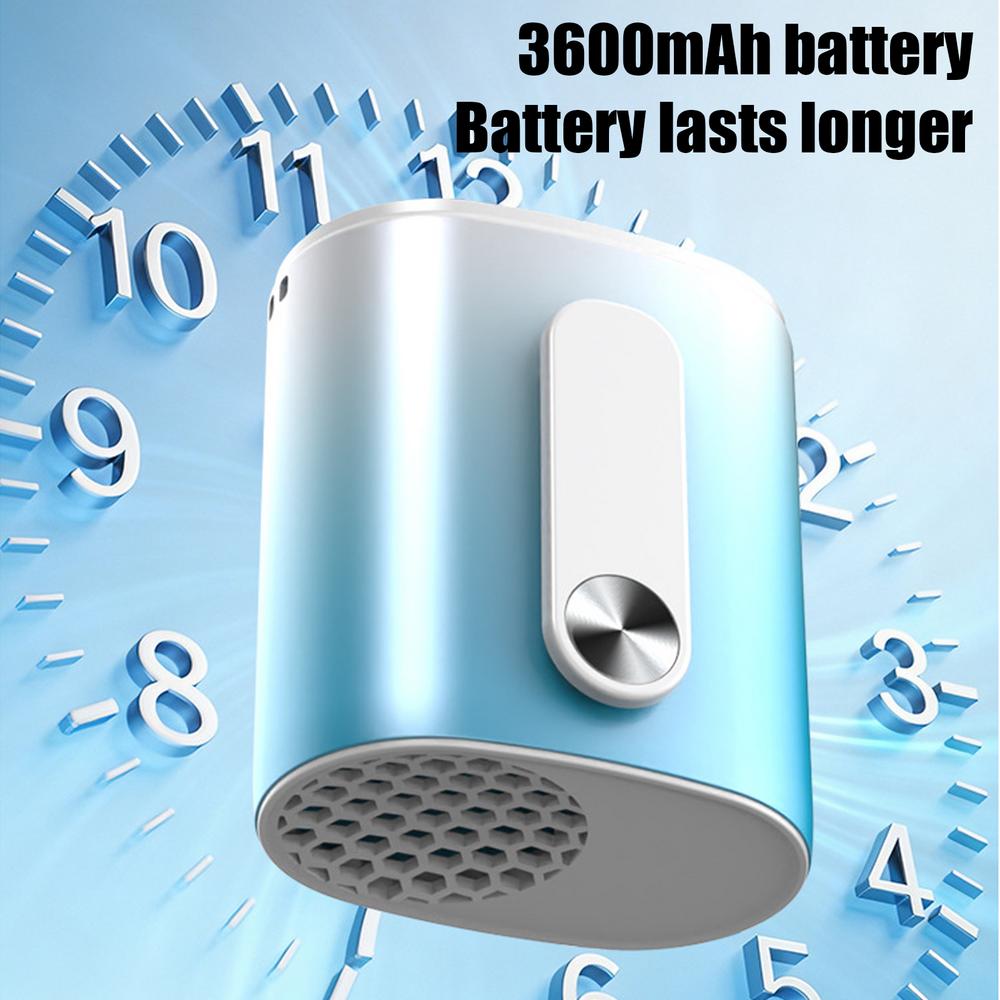 2026 Car Clip-on Air Conditioner Fan Car Fan 100 Speeds Personal Cooler with LED Display 360 Degree Rotation Clip on Fan for Car