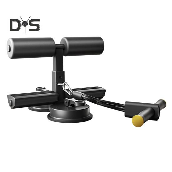 Sit Up Bar с мощными присосками, эластичная лента, регулируемый напольный держатель для скручиваний, удобный для использования на полу, вспомогательное устройство для пресса