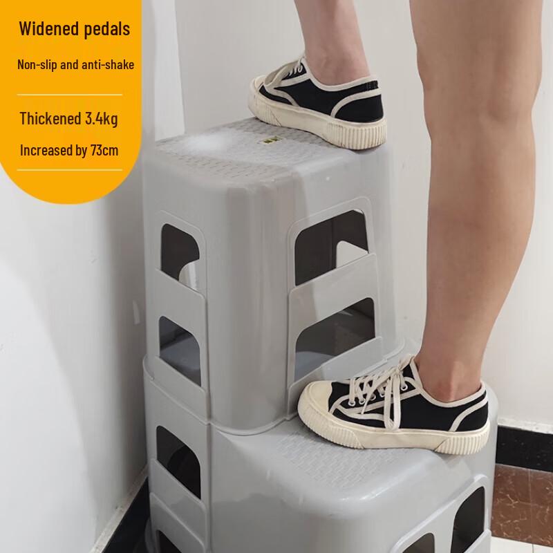 Multi-functional 2-Step Folding Ladder Stool