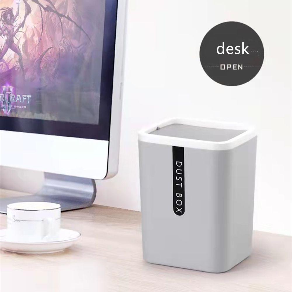 Lightweight Storage bucket 360 Degree Shake cover Trash can Sundries Barrel Mini Small Waste Bin