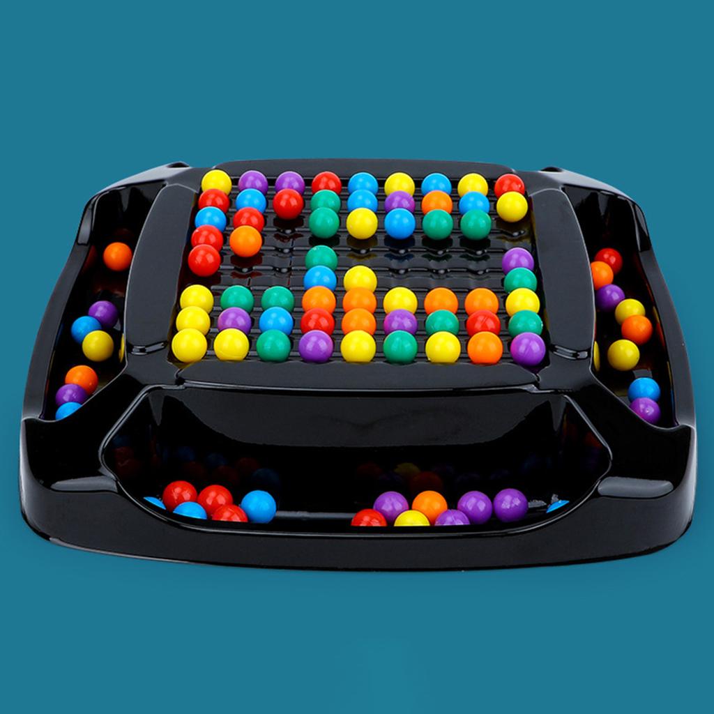 Настольная игра «Радужная игра на выбывание» с 84/241 разноцветными бусинами, распознаванием цвета, фокусировкой, логикой, интерактивной обучающей игрушкой для детей и взрослых