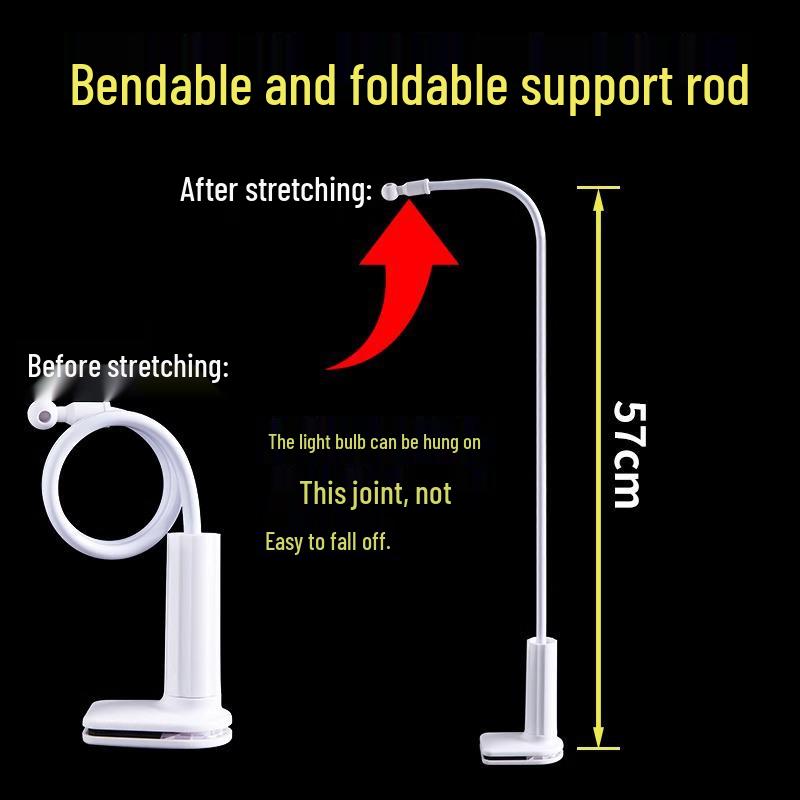 Сверхяркий портативный светодиодный светильник для торговой палатки с клипсой-подставкой для использования на открытом воздухе