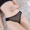 Sexy Lace Thongs Women's Low Waist Underwear Solid Comfortable Female Underpants Breathable Lingeries 202