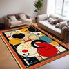 Современный геометрический ковер, Ковер с абстрактным узором, Красочный декоративный офисный ковер, Минималистичный ковер Большой ковер для гостиной