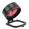 JUNESTAR 16x HD Macro Lens Red Purple Diving Filter 58mm Adapter Ring Lens Cap for Hero 9