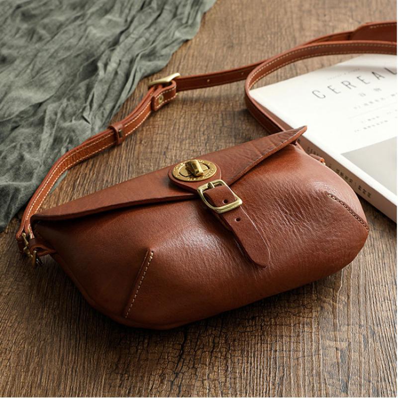 Johnature Сумка-седло из натуральной кожи в стиле ретро, ​​женские сумки из натуральной кожи, простые натуральные коровьи кожи на плечо и; Крестообразные сумочки