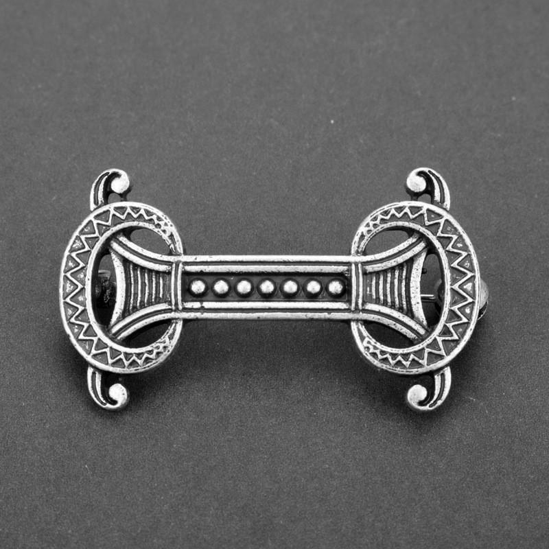 Nordic Viking Shield Pendant With Antique Alloy Design Vintage Brooch For Travel Gifts