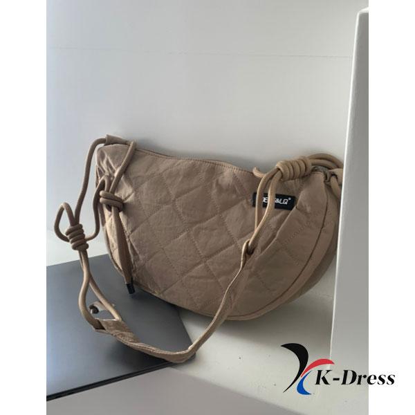 Unisex Nylon Half Moon Cross Bag (3 Colors)