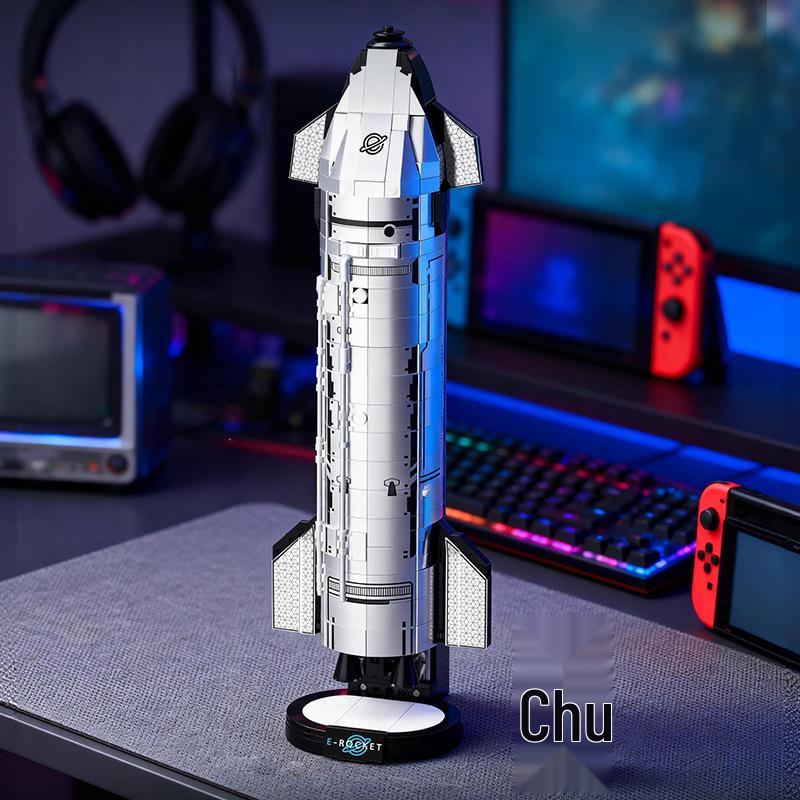 Модель Космического Корабля Cross X со Световыми Эффектами - Конструктор Космическая Ракета