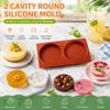 Large Silicone Baking Mold DIY Chocolate Cookie Cake Mold Round Silicone Mold  Homemade Soap