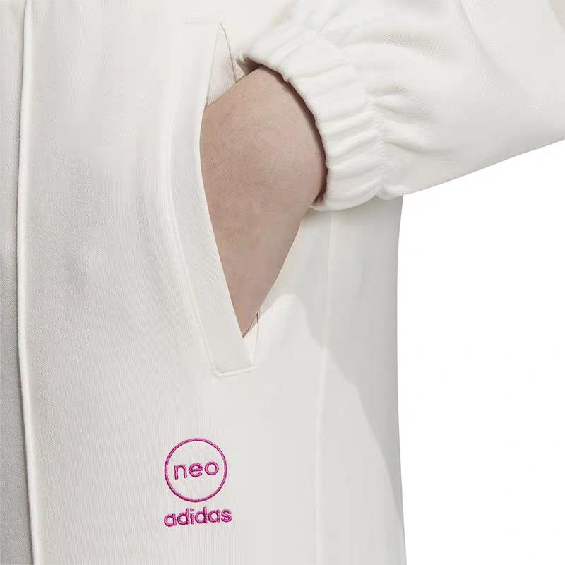 adidas Neo SS23 Сплошные джоггеры с эластичной резинкой на талии, женские плавки, белые IK3429