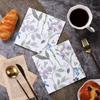 20pcs/Pac 33*33cm 2-Ply Disposable Party Napkin Floral Pattern
