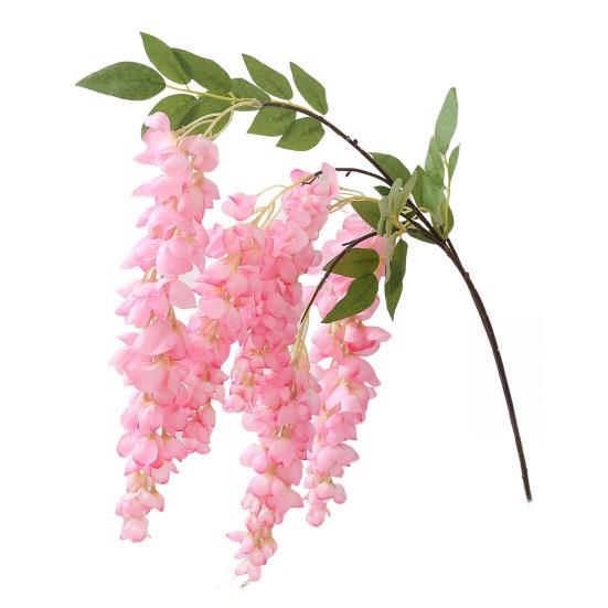 5 вилок Имитация цветочной гирлянды Яркий цвет Реалистичные лозы Реалистичная гирлянда из глицинии Свадебный букет Декор для вечеринки