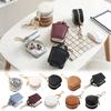 1Pc Mini Jewelry Storage Box Jewelry Organizer Keychain PU Leather Portable Storage Earrings Necklace Ring Jewelry Pendant Bag